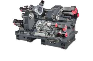 Composants principaux de la série Goodway GTZ, double tourelle, double broche, roulement de pompe, moteur à engrenages pour outil de perçage, disponible à la vente - Product Image 5