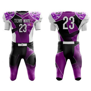 Fabricante directo al por mayor mejor Material uniforme de fútbol americano nuevo estilo logotipo personalizado transpirable corto calidad pura - Product Image 1