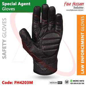 Gants d'agent spécial fabriqués en cuir de chèvre de qualité supérieure Meilleurs gants à main Formation Gants tactiques compacts en cuir du Pakistan - Product Image 3