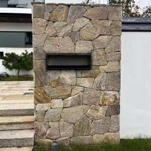 Nhà Sản Xuất Trực Tiếp Kết Cấu Tự Nhiên Chia Mặt Vàng <span class=keywords><strong>Granite</strong></span> Cho Biệt Thự Mộc Mạc Đá Ốp Dự Án - Product Image 3