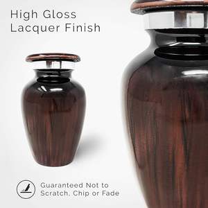 Urne de crémation pour cendres humaines Souvenir Urnes commémoratives miniatures pour cendres, Souvenir de crémation personnel pour cendres - Product Image 4