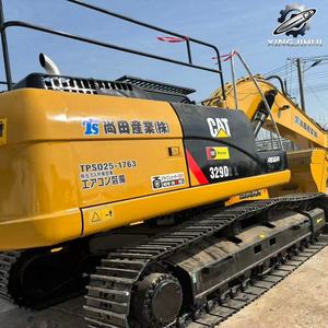 Excavatrice sur chenilles d'occasion CAT 329D2L, marque japonaise d'origine, 29 tonnes, excavatrice sur chenilles de taille moyenne, excavatrice d'occasion - Product Image 6
