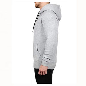Sweats à capuche personnalisés avec fermeture éclair, 100% coton molletonné, impression numérique unie, vêtements d'hiver, prix d'usine - Product Image 3