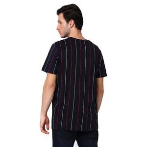 OEM nuevo diseño de moda de los hombres camisetas de cuello alto de calidad superior de verano desgaste Casual en blanco 100% algodón de manga corta Camisetas de los hombres - Product Image 4