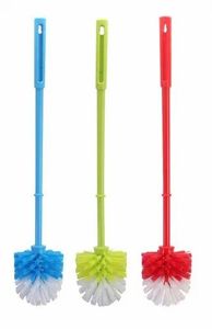 Premium 541 Toilet <b>Cleaning</b> <b>Brush</b> Round PVC Bristles Deep Scrubber Manual Gripping Plastic Handle <b>Bathroom</b> Sanitation - Product Image 2