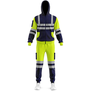 2025 High Quality <b>Reflective</b> Industrial Safety Hi Vis Workwear Suits & Factory Worker Wear Long Sleeve Suits - Product Image 2