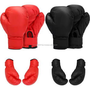 ถุงมือชกคุณภาพสูงสำหรับฝึกซ้อมมืออาชีพ MMA มวยไทย หนัง PU - Product Image 6