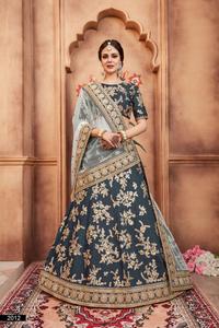 Nuevo diseño rosa Color nupcial Lehenga Choli, boda Lehenga Choli con blusa y duppata - Product Image 6