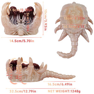 Geeba Fantasy Facehugger Vorm Sex Pop Zachte Siliconen Mannelijke Masturbatie Pocket Pussy Single Channel Penis Stroker Tools Voor Mannen - Product Image 6