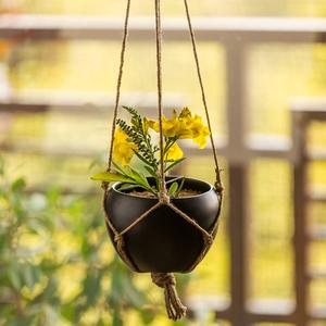 Jardinière suspendue martelée créative de conception classique pour le décor de balcon à la maison Pots de fleurs et jardinières aux prix de gros - Product Image 6