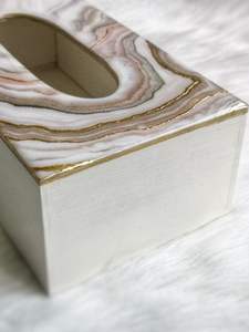 Caja de pañuelos dorada de la mejor calidad para Hotel, oficina, decoración del hogar, caja de pañuelos personalizada - Product Image 5