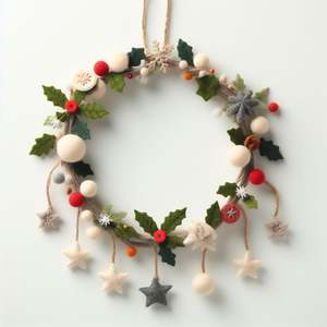 รู้สึกว่าคริสต์มาสพวงมาลัย: ทางเลือกการตกแต่งบ้านที่ยั่งยืนและมีชีวิตชีวาทำด้วยมือในประเทศเนปาล - Product Image 5
