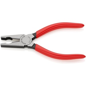 KNIPEX 140 mm <b>Polished</b> Combination Pliers with <b>Plastic</b> Coating Knives & Tools - Product Image 3