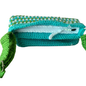 Bolso de playa de estilo de mano a la moda de fábrica, bolsos de ganchillo de punto con logotipo personalizado, bolso de ganchillo de punto con logotipo - Product Image 3