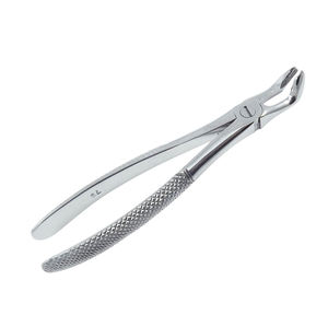 Fórceps de extracción dental de acero inoxidable al por mayor No.79A acabado espejo patrón inglés instrumentos quirúrgicos OEM personalizables - Product Image 5