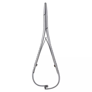 Porte-aiguilles Mathieu de qualité supérieure avec logo personnalisé, en carbure de tungstène avec revêtement en or, instrument chirurgical - Product Image 3