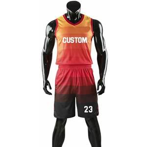 Uniforme de basket-ball uni pour hommes, uniforme de basket-ball de qualité supérieure, uniforme de basket-ball confortable pour unisexe - Product Image 2