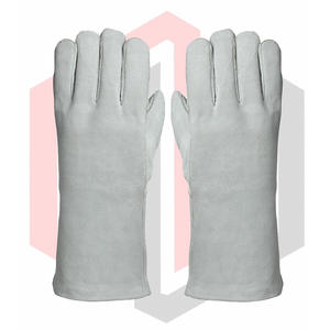 ถุงมือหนังสำหรับงานหนักแบบ TIG พร้อมการเย็บด้วยเคฟลาร์ ผ้าด้านในระบายอากาศได้ดี ความยาว 16 นิ้ว ทนต่อการฉีกขาด - Product Image 5