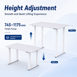 Four Leg Dual Motor Standing <b>Desk</b> with 200 kg Static Load and Memory Control for Commercial Offices - Product Image 2