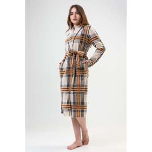 เสื้อคลุมผ้าฟลีซแขนยาวสำหรับผู้หญิง ชุดนอนแสนสบาย - Product Image 5
