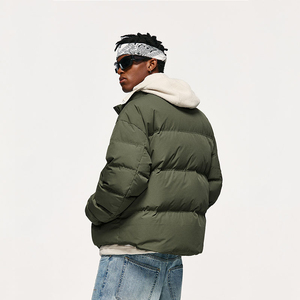 Chaqueta de bombardero Unisex para hombre 2023, chaqueta acolchada fina de alta calidad con cuello levantado, ropa de invierno al por mayor - Product Image 3