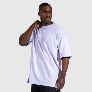 Camiseta de algodón 100% de gran tamaño de alta calidad para hombre con estampado personalizado con el logotipo de su marca, camisetas de verano para hombre - Product Image 1