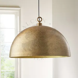 Подвесная лампа из латуни для декора, золотой цвет, современный дизайн, теплое сияние и стильная атмосфера, с роскошной подвеской, Ligh