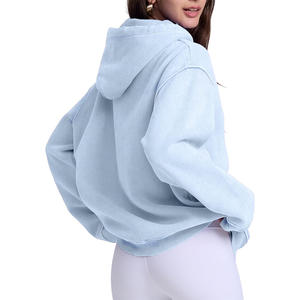 Sudadera con capucha de invierno OEM personalizable, sudadera lavada con ácido para hombres y mujeres, ropa de calle, técnica bordada, etiqueta privada personalizada - Product Image 4