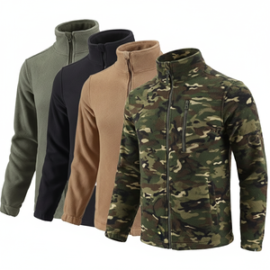 Chaquetas de Hombre con Cuello Alto de Forro Polar Cortavientos, Chaquetas de Invierno con Capa Softshell Cálida para Exteriores, Logotipo Personalizado, Ropa de Invierno al por Mayor, Chaquetas de Senderismo para Hombre - Product Image 5