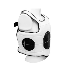 Protège-poitrine en cuir pour entraînement de kickboxing, protection corporelle pour la boxe, pour MMA et entraînement thaïlandais, protège-poitrine Maui - Product Image 4