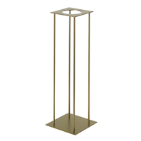 Stands Harlow/Stand Bunga Logam Emas/Stand Harlow Berlapis Bubuk Emas untuk Taman/Stand BRENTMORE/Stand Elevate/Stand SILVER TWIN HOOP