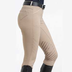 Pantalones de Equitación con Logotipo Personalizado, Venta al por Mayor de Fábrica, Pantalones de Montar a Caballo de Alta Calidad con Parches en las Rodillas, Bolsillos Profundos y Protección UV - Product Image 4