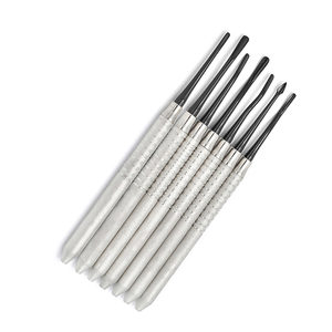 Ensemble PDL de 5 pièces de luxation dentaire manuel enduit de couleur bleue Kit d'ascenseurs dentelés de racine chirurgicale à usage professionnel - Product Image 2