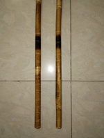 Bastones de Madera para Aikido EVI Kali Rattan, Multi-Diseño, 57.5 CM de Largo, 2.5 CM de Diámetro, Madera de Durazno, EVI 1902, Personalizados, Duraderos, Unisex