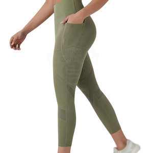 Leggings de yoga respirants, style tendance, taille élastique, faible MOQ, prix raisonnable, leggings de yoga confortables, vente chaude - Product Image 3