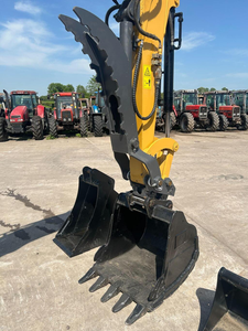Excavatrice sur chenilles Cat 305.5E2 jaune, machine de terrassement hydraulique, équipement de construction lourd - Product Image 5