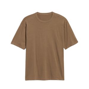 T-shirts pour homme grande taille 100% coton, jersey de coton, manches courtes, coupe décontractée, couleur basique, été, marque privée - Product Image 1