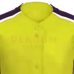 Uniforme de Béisbol de Manga Corta Transpirable de Alta Calidad para Hombre, Tallas Grandes, con Logotipo y Colores Personalizados - Product Image 6