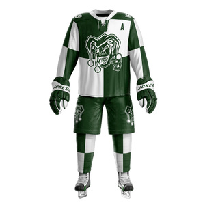 Maillot de hockey sur glace unisexe personnalisé imprimé 100% polyester, nouveau design, maillot de sport d'équipe, uniformes de hockey sur glace de haute qualité OEM - Product Image 2