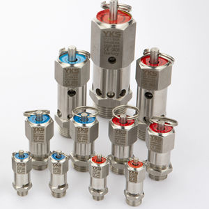 Válvula de Seguridad de Acero Inoxidable con Certificación CE |   Conexión de 1/8″ - 1/4″ - 3/8″ - 1/2″ - 3/4″ - 1″ |   Presión de 0.1 a 1.9 bar |   316L - Product Image 1