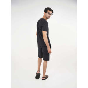 Shorts en tissu éponge BELLONA pour l'été, style sportif et décontracté, respirants, 100 % coton, taille élastique, logo, longueur genou, tricotés en polyester - Product Image 5