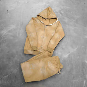 Conjunto Deportivo Personalizado de 2 Piezas con Logotipo, Pantalones Deportivos con Diamantes, Joggers y Sudaderas con Pedrería, Conjunto Deportivo para Hombre - Product Image 3