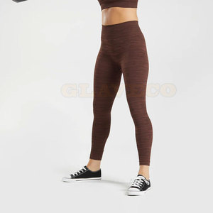 Factory Made Best Selling Customized Women Yoga Leggings Solid Quick Dry Breathable Plus Size Elastic Waist Fitness Wear - Product Image 4