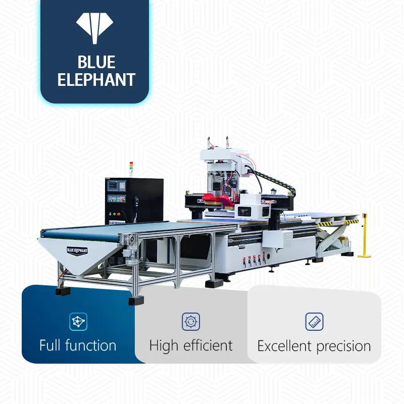완전 자동 도구 체인저 가구 cnc 나무 라우터 1325 atc 3 축 나무 문 조각 기계 판매