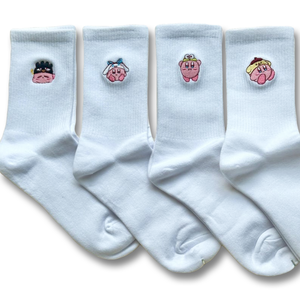 Chaussettes de sport brodées personnalisées de haute qualité personnage de dessin animé chaussettes d'équipage en coton doux ODM broderie de logo personnalisée en gros - Product Image 1