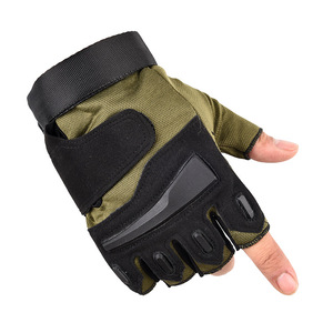 SMART SHINE ENTERPRISES Half Finger Polyester Lightweight Fitness <b>Gloves</b> <b>Black</b> <b>Mesh</b> Breathable Workout Gym Training Unisex - Product Image 2