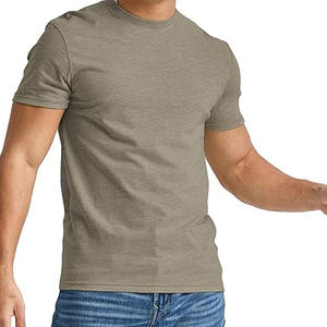 T-shirt pour homme de qualité supérieure, polyester/coton, logo personnalisé, séchage rapide, service OEM, t-shirt pour homme respirant personnalisé - Product Image 1
