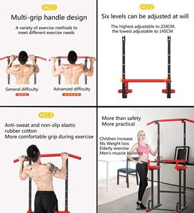 Power Tower Dip Station Equipo de entrenamiento multifuncional para pull UPS, DIPS y entrenamiento físico de cuerpo completo - Product Image 6