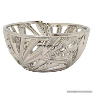 Tazón de Diseño Único en Metal Plateado de Aluminio Estilo Coral para Bodas y Otros Eventos, Tazones Nuevos para Servir a un Precio Razonable - Product Image 6