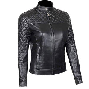 Veste en cuir de haute qualité pour femmes, vente chaude, dernière mode, sur mesure, élégante, vestes en cuir pour femmes de haute qualité - Product Image 4